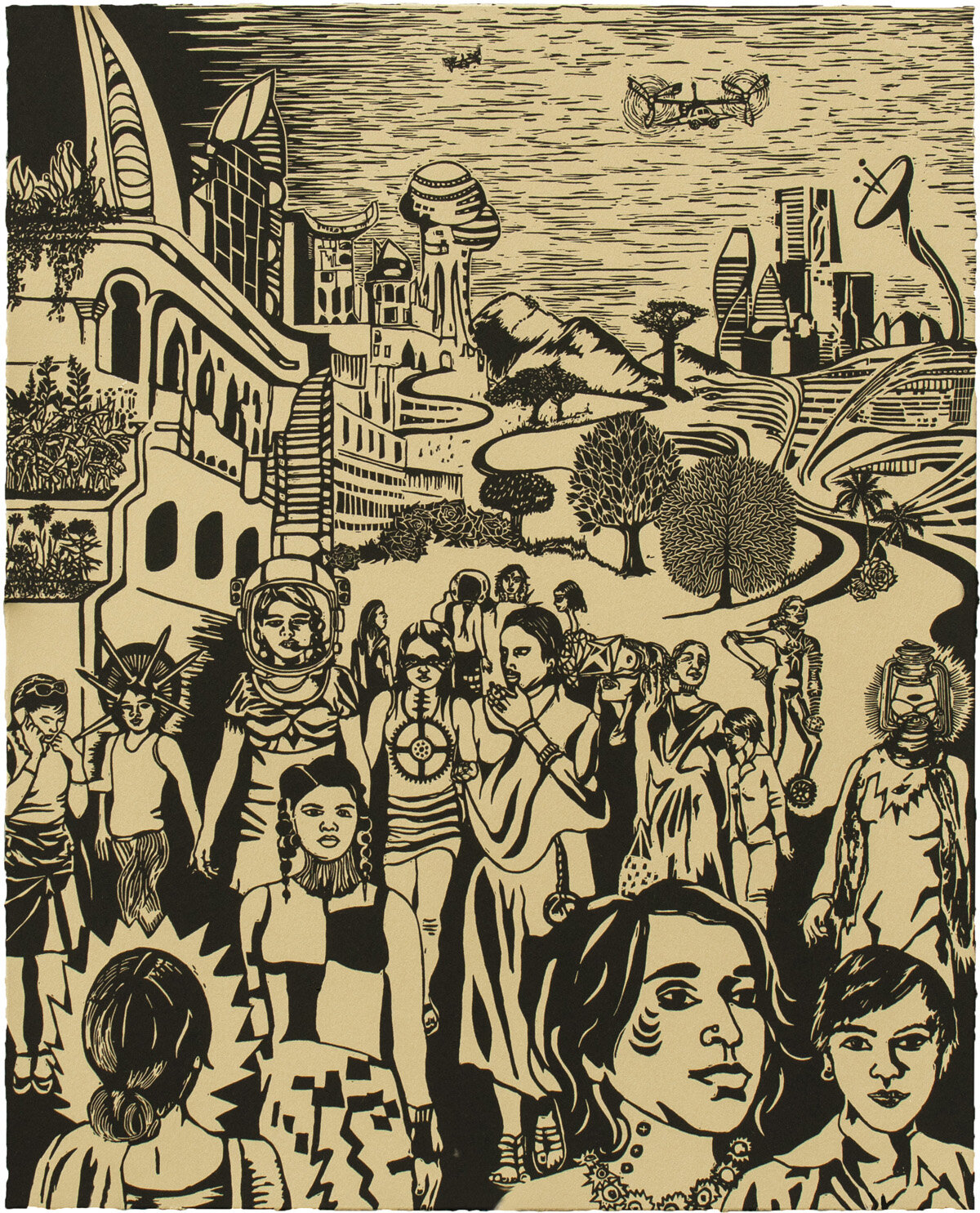 Sultan's Dream, art by Chitra Ganesh